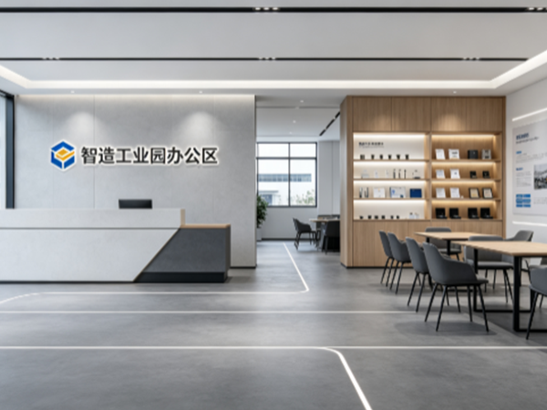 青岛办公室设计-工业园厂房办公区装修：功能划分与舒适办公环境的融合设计